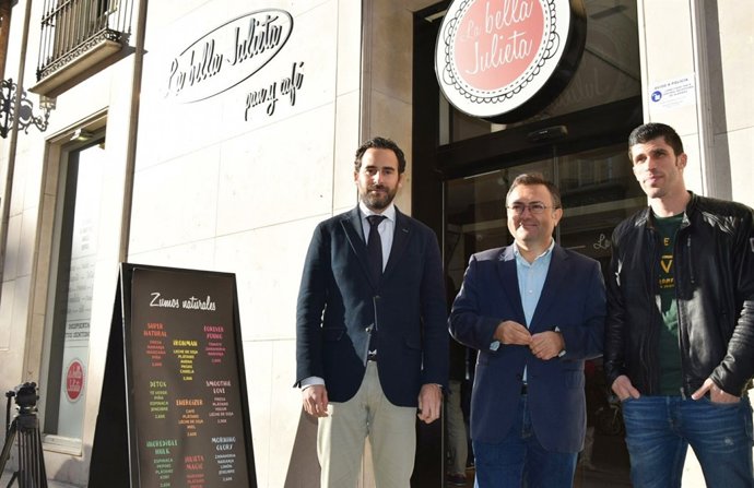 Heredia, Dani Pérez y gerente de Bella Julieta Juan Carlos Pérez autónomo empren