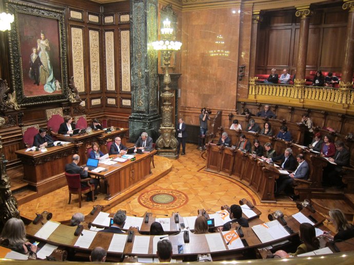Pleno del Ayuntamiento de Barcelona 