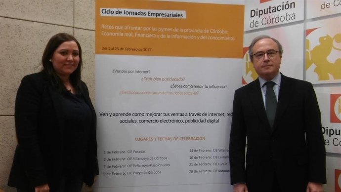 Carrillo y Díaz durante la presentación de las jornadas