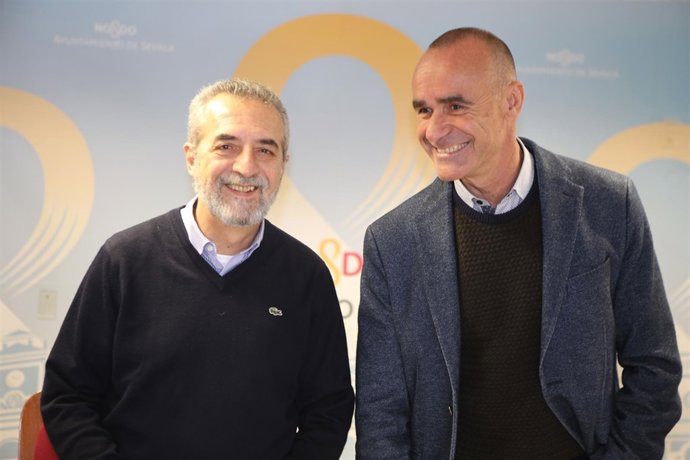 Los concejales del Ayuntamiento de Sevilla Juan Manuel Flores y Antonio Muñoz
