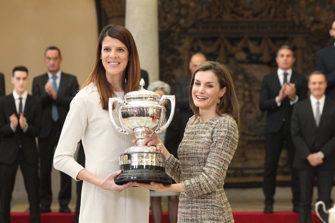Beitia con Doña Letizia
