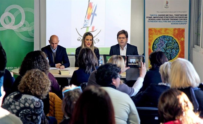 Patricia alba reunion europea erasmus plus delegada educación acoso bullying