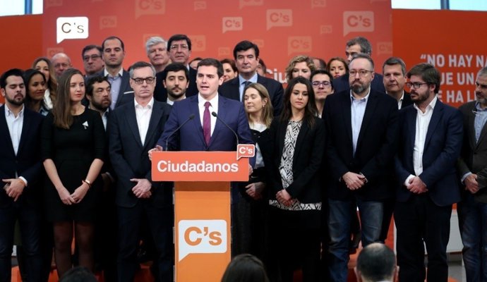 Albert Rivera presenta su equipo para la Ejecutiva del partido