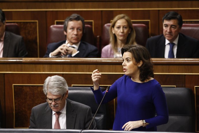 Soraya Sáenz de Santamaría en el Congreso