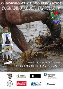 Cartel campeonato Cross Euskadi en Sopuerta
