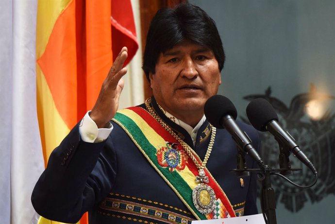 El presidente de Bolivia, Evo Morales