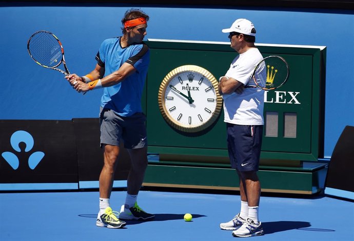 Rafa y Toni Nadal