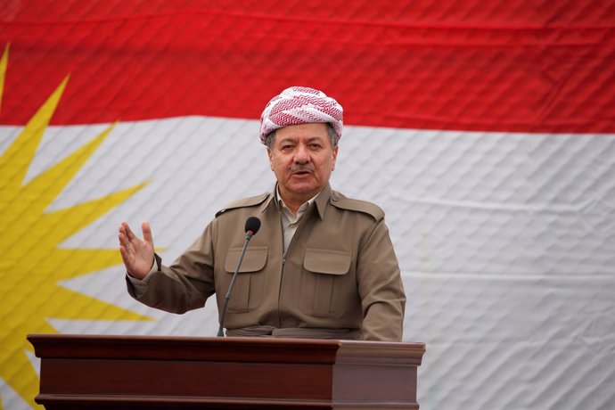 Masud Barzani, presidente del Kurdistán iraquí