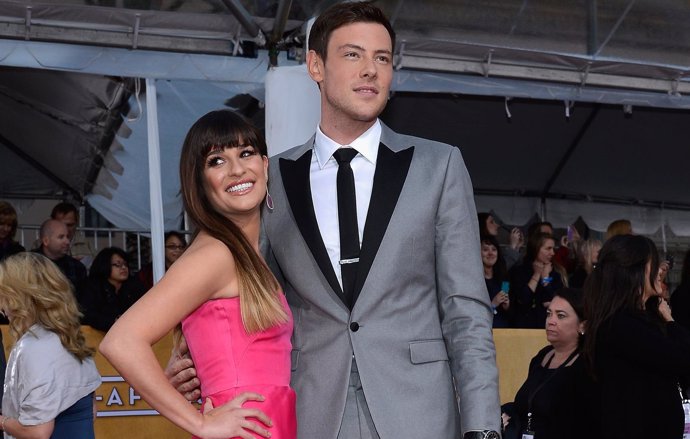 Lea Michelle and Cory Monteith