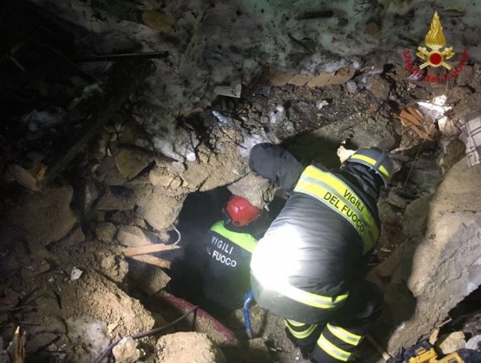 Rescate del hotel Rigopiano