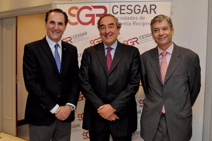 Juan Rosell (CEOE) y Rolando Álvarez (Cesgar)