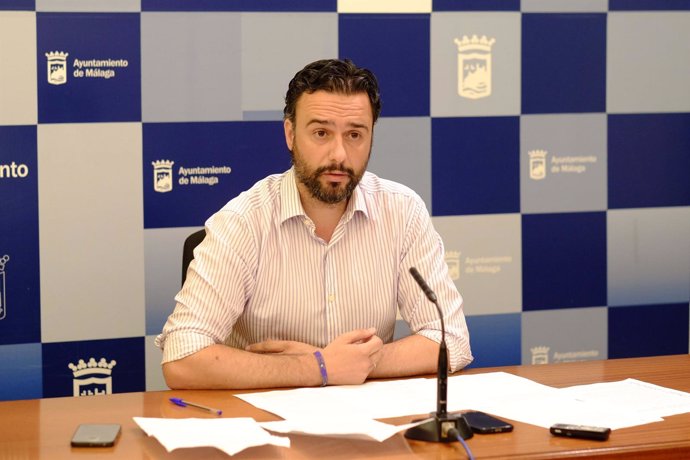 El concejal de Sostenibilidad Medioambiental de Málaga, Raúl Jiménez