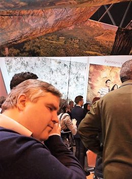 El podemita Alberto Boledo en Fitur