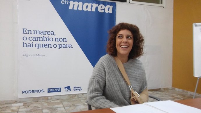 La diputada de En Marea Alexandra Fernández.