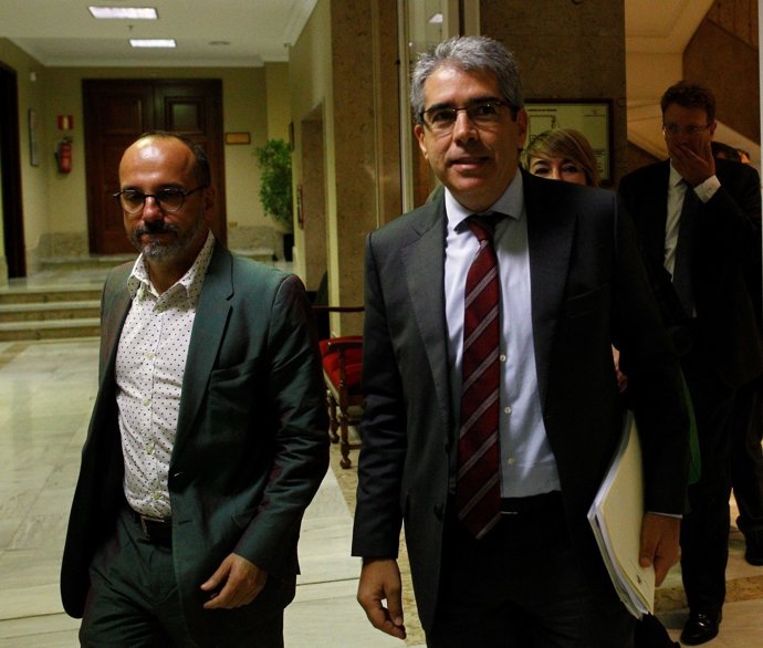 Carles Campuzano y Francesc Homs, diputados del PDECat