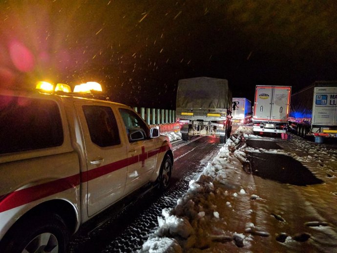 INTERVENCIÓN DE CRUZ ROJA EN LA  A3