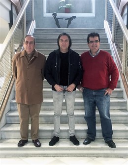 El guitarrista 'Tomatito' ha visitado el área de Cultura de la Diputación.