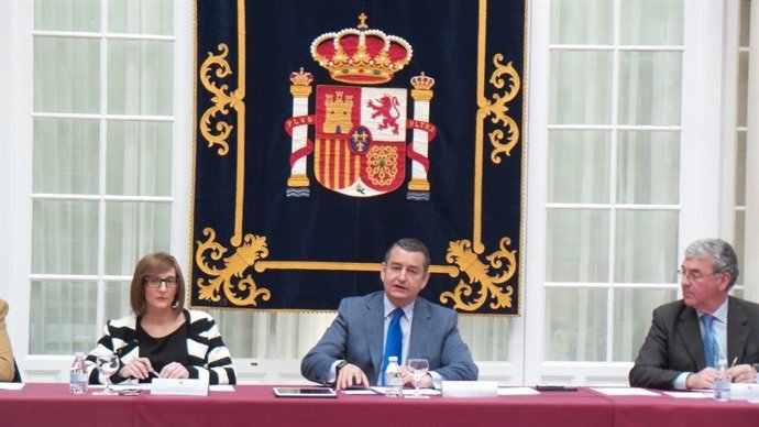Antonio Sanz, hoy en la constitución del Comité  Director de la AGE en Andalucía