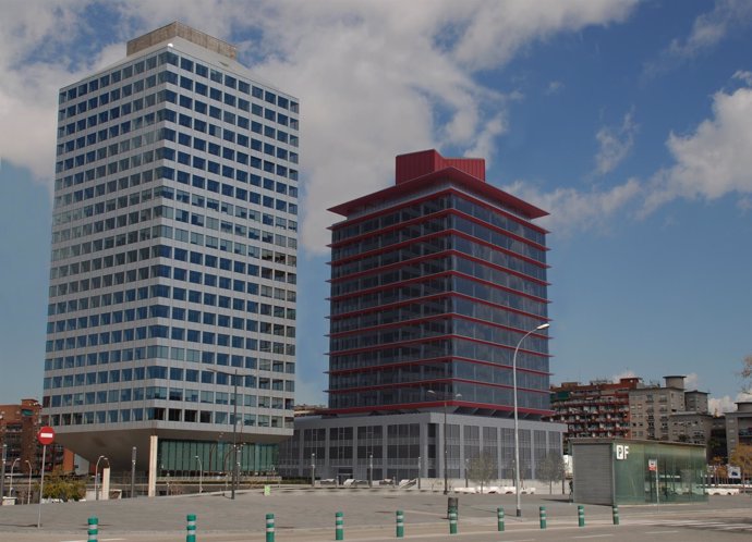 Torre Auditori y Torre Marina del complejo Porta Firal