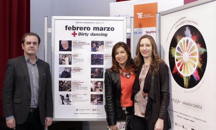 Juan Antonio Vigar, Gemma Del Corral y Anna Nilsen en la presentación.