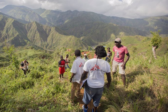 Médicos Sin Fronteras en las montañas de la región suroeste de Haití