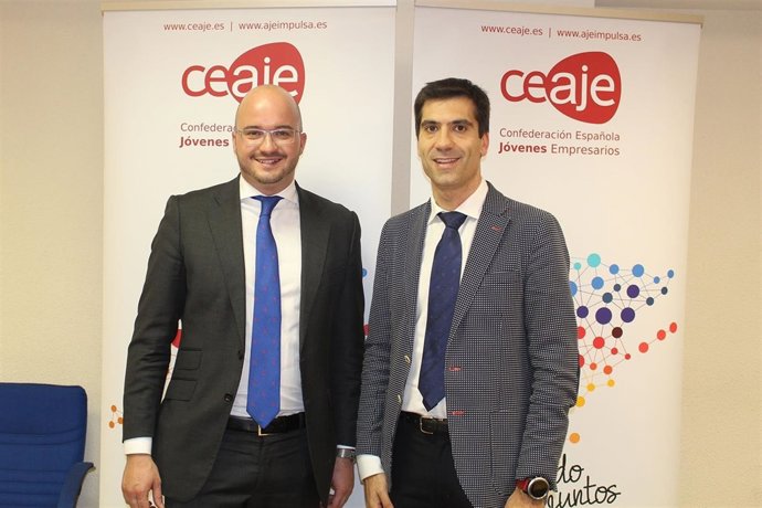 Presidente, Fermín Albaladejo, y vicepresidente, Eloi Palá, de Ceaje