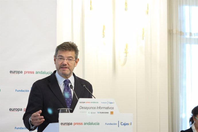 Rafael Catalá, en los Desayunos de Europa Press Andalucía