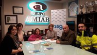 Firma de un nuevo convenio de colaboración entre la Asociación Amiab y la Fundación SSG