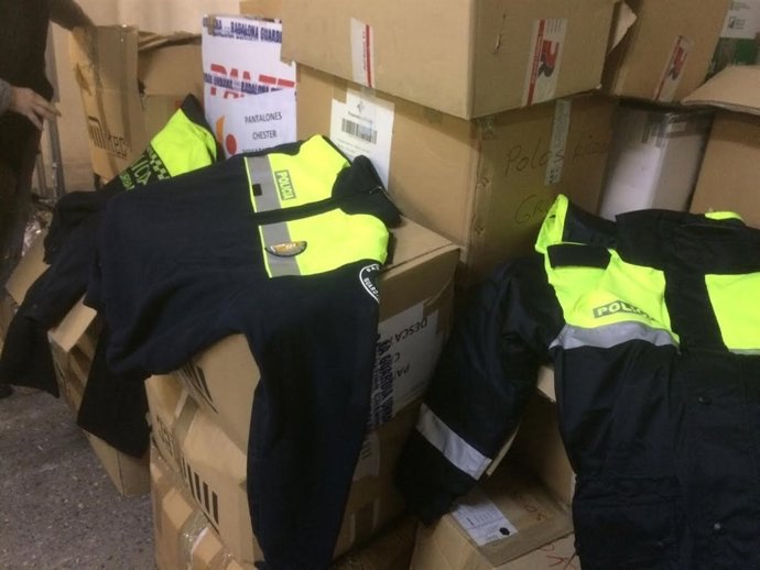 Prendas de ropa encontradas 