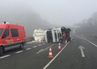 Detenido el camionero herido este martes en Sunbilla por manipular el tacógrafo