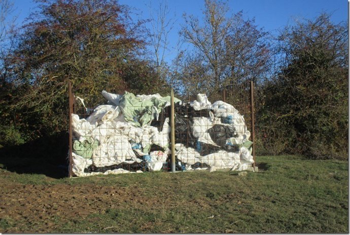 Residuos de plástico en Campoo
