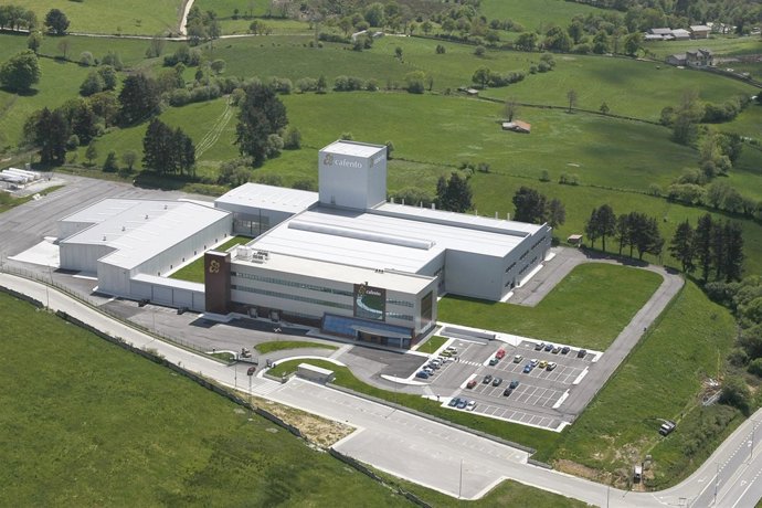 Vista aérea de las instalaciones de Cafento. 