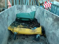 Confiesan los autores de la quema de contenedores en Guadalajara