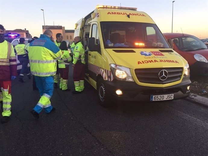 Accidente de autobús en Fuenlabrada (Madrid) 
