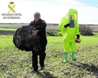 La Comunidad entrega a Estados Unidos las cuatro esferas espaciales que cayeron en la Región y en Hellín