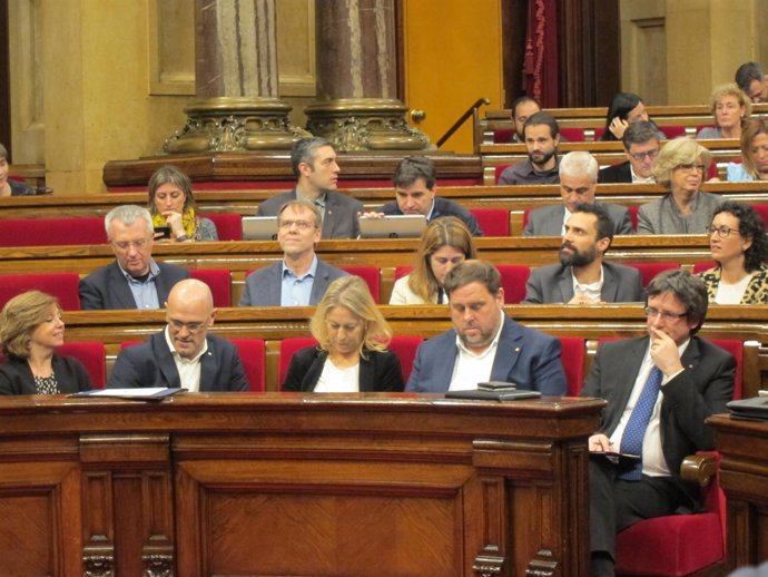 JxSí en el pleno del Parlament