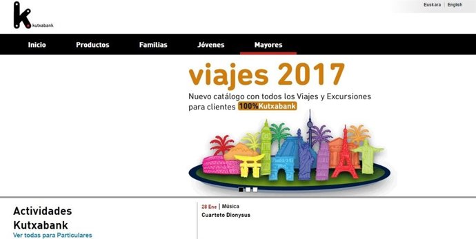Catálogo de Viajes 2017 de Kutxabank