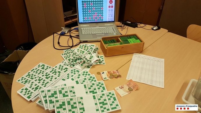 Desmantelado un bingo ilegal en Cunit