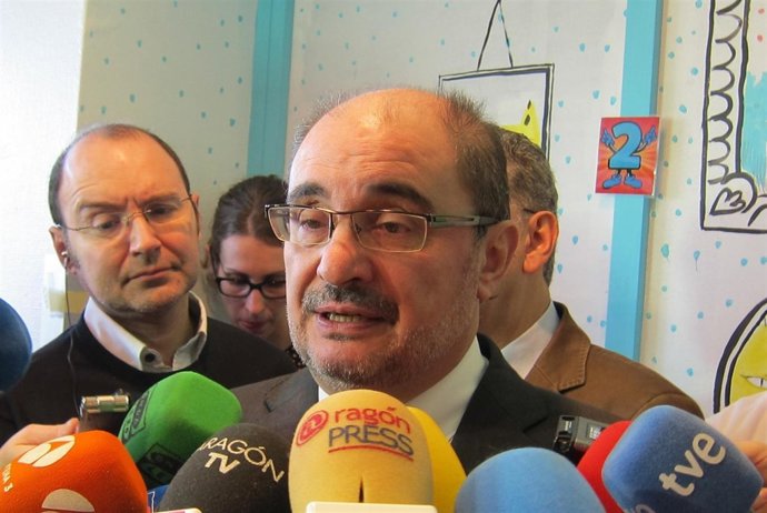 El presidente de Aragón, Javier Lambán