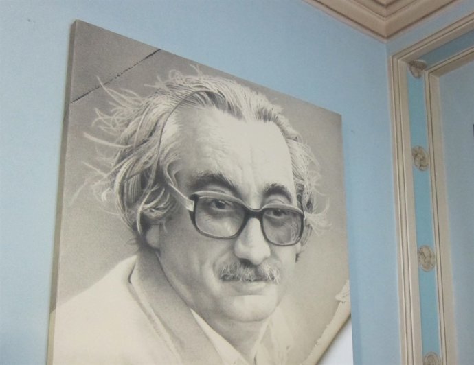 Imagen de Joan Fuster en su museo de Sueca (Valencia)