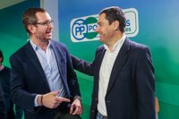Moreno reivindica al PP-A como un partido "con corazón y cabeza" para los andaluces