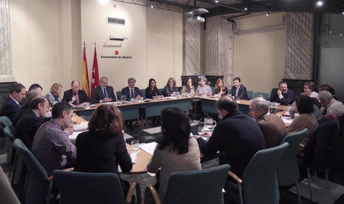 Reunión de la Mesa de Justicia de Madrid