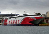 Armas posiciona en Motril un fast ferry para reforzar sus líneas con Melilla y Marruecos