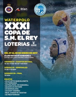 Cartel de la Copa del Rey de waterpolo