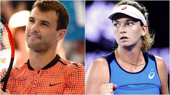 Grigor Dimitrov y CoCo Vandeweghe 