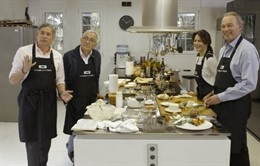 Bertín Osborne, Javier Sardá, Boris Izaguirre y Fabiola Martñinez/Twitte