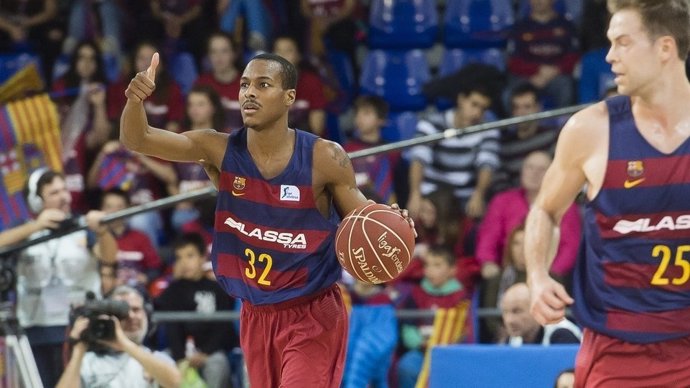 El jugador del FC Barcelona Lassa Alex Renfroe