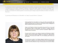 La web del Parlament retira la foto y el saludo de Huertas como presidenta