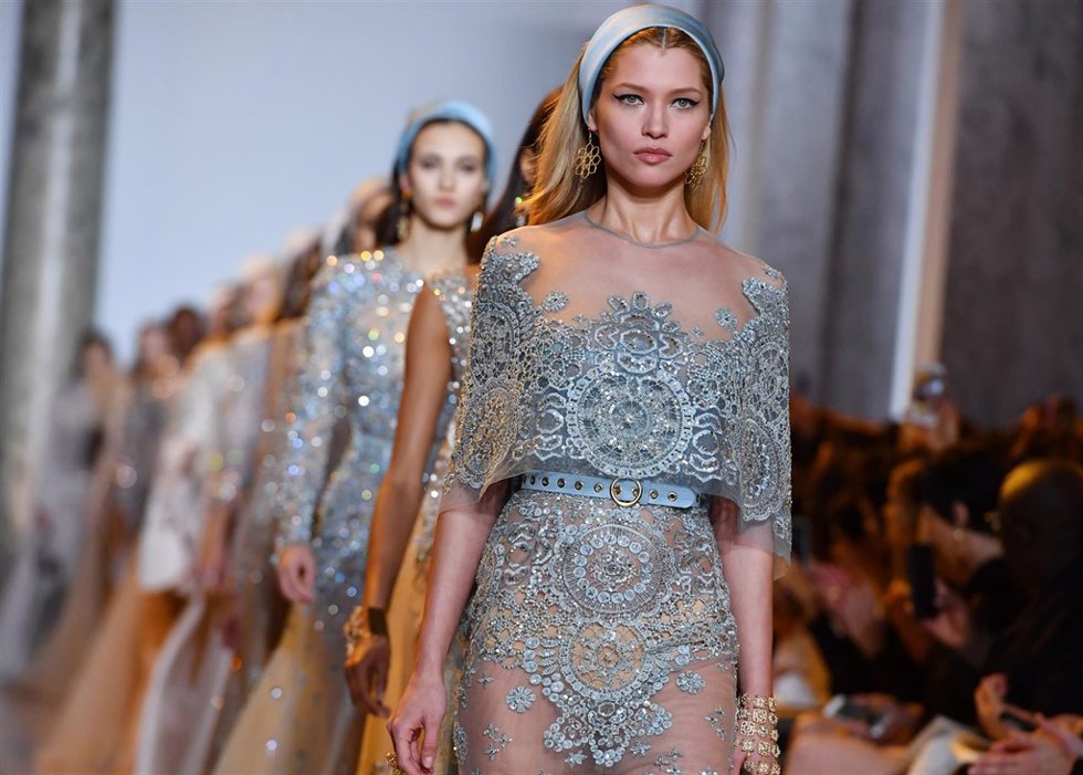 Desfile de la Colección Primavera-Verano 2017 de Elie Saab./ Getty Images