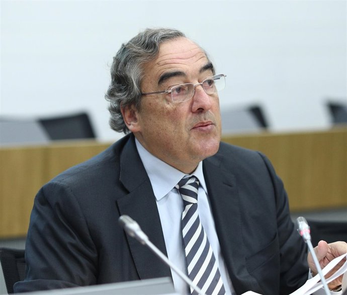 El presidente de la CEOE, Juan Rosell, en un acto